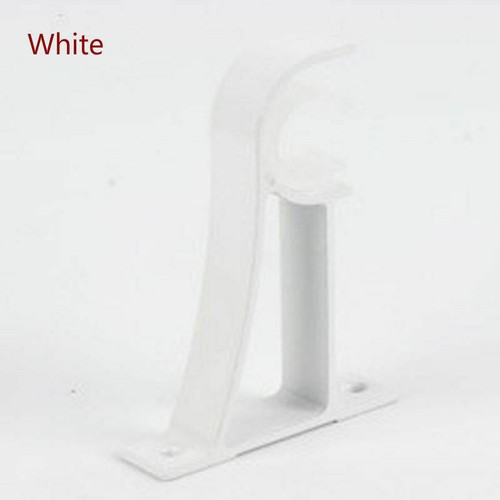 1Pair Curtain Rod Bracket Holder for 25-30 MM Pole Single/Double Groove Thick - Bild 6 von 16