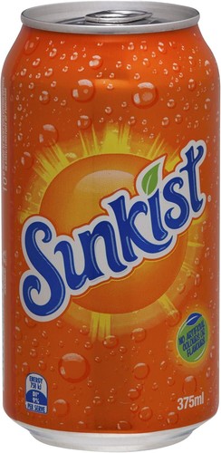 Sunkist Orange Soft Drink, 30 x 375ml - Picture 2 of 3