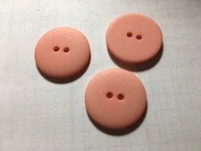 25 NEW 1 INCH DULL FINISH  COUNTRY PINK  BUTTONS