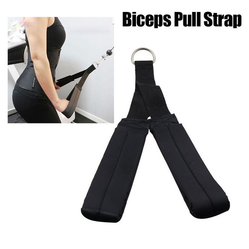 Tricep Rope Cable Attachment Pull Down Triceps Biceps Extension Straps Gym - Picture 2 of 22