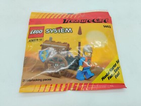LEGO 1463 Treasure Cart Polybag MISB New Sealed Very Rare Castle Vintage 6080