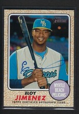 2017 Topps Heritage Minor Real One Autograph *** ELOY JIMENEZ #ROA-EJ Auto  MINT