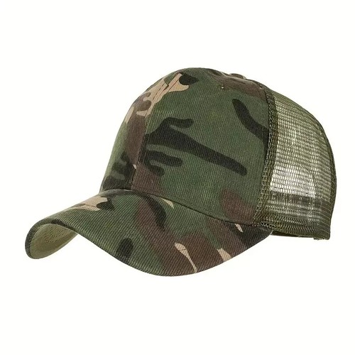 Camouflage Trucker & Baseball Mütze/Kappe mit Polyschaum vorne & Schaumstoffrücken - Bild 10 von 10
