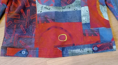 SIMPLY ART BY DOLECEZZA Women's Jacket Multicolor Size Medium BO HO,HIPPIE - Picture 18 of 24