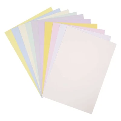 A3 Pastel Card Coloured Card 10 sheets 180gsm Spring Card A3 Coloured card Large
