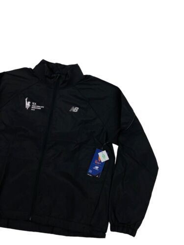 NEU New Balance TCS New York City Marathon 2023 verpackbare Damenjacke schwarz - Bild 4 von 11