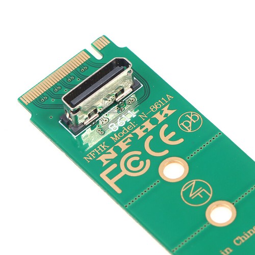 Nvme m.2 ngff interface to oculink sff-8611 adapter card Without Cable - Photo 3/11