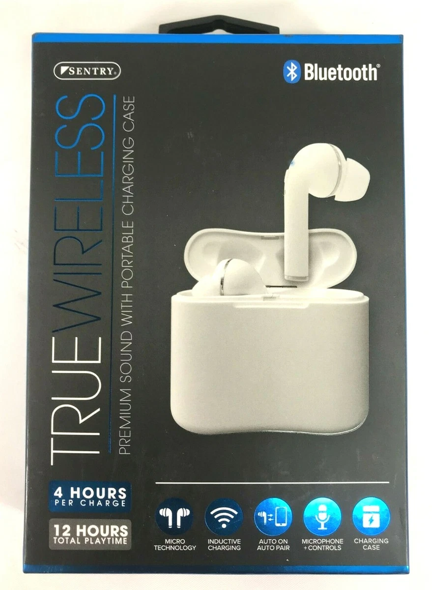New Sentry True Wireless Bluetooth Earbuds Headphones Free