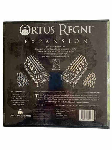 Juego de Expansión Ortus Regni Jon Sudbury Juego de Mesa Vikingo Anglosajón 2014 Precintado - Imagen 2 de 2