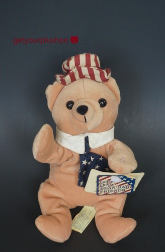 DAN DEE COLLECTOR'S CHOICE BEAN BAG FRIENDS AMERICAN PATRIOTIC BEAR - Picture 1 of 2