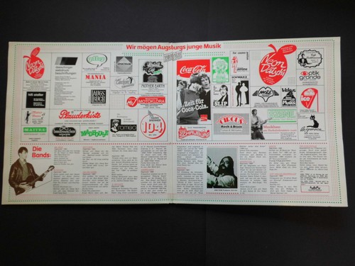 LP 2000 Töne 1. Augsburger Pop-Sampler '84 X-RayCats Knüppelhart PeterPan MrMojo - Bild 11 von 16