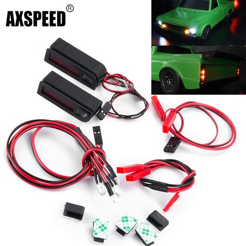 AXSPEED Für 1:10 TRAXXAS Drag Slash C10(1976) Vorderseite & Hinten LED Licht Kit