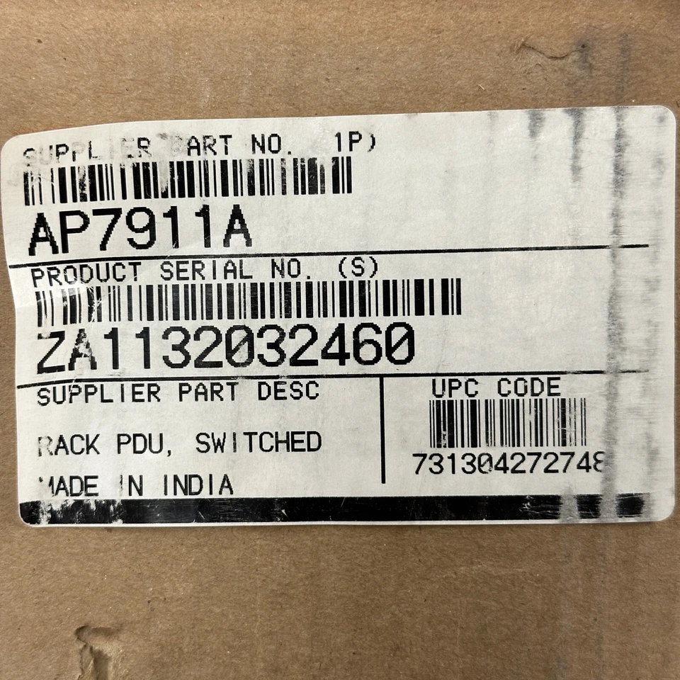 APC AP7911A Switched Rack PDU Power Distribution 208V 30A 16x IEC 60320 C13 - Image 2 of 4