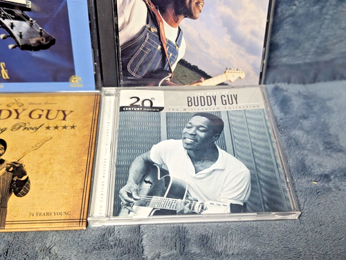 Buddy Guy lot of4 CD's Best of, Living Proof, Feels Like Rain, Alone & Acoustic - Picture 5 of 7