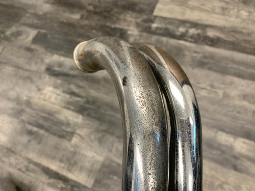 Kawasaki 1980 1981 KZ550 KZ 550 A1 A2 Right Muffler Exhaust Head Pipe OEM #37 - Picture 16 of 24