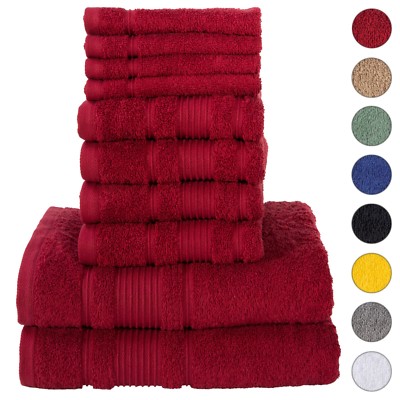 pure ultra soft luxury super burgundy towels turkish cotton pcs