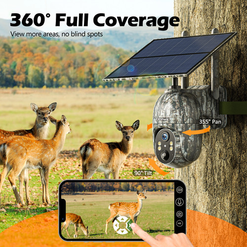 Solar 4G LTE Cellular Trail Camera 2.5K Instant Alert 10400mAh Wildlife Cam AU - Picture 7 of 11