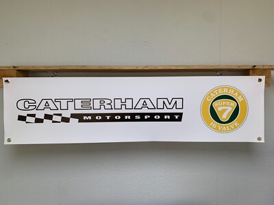 Caterham 7 BANNER Superlight 16V Auto Motorsport Werkstatt Garage Wand Display