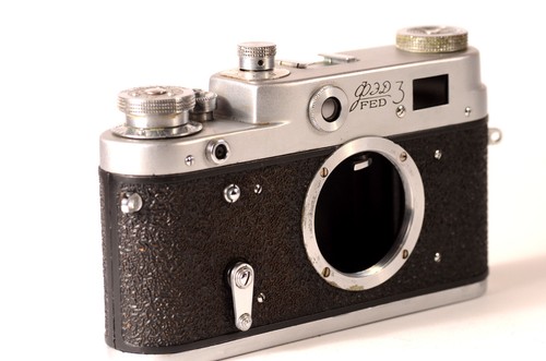Early FED 3 Serviced CLA USSR Leica Film L39 Camera body Mint - Picture 6 of 10