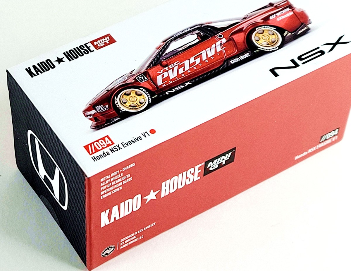Kaido House x Mini GT Honda NSX Evasive V1 🟥 Czerwony Kaido House x Mini GT Honda NSX Evasive V1 🟥 Czerwony