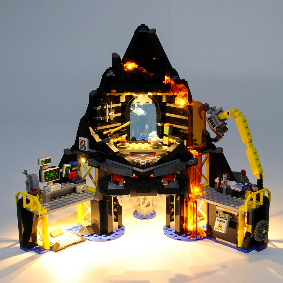 Kit de luces LED para Ninjago Película Garmadon's Volcano Lair LEGO 70631 Juego de iluminación Foto 3 de 4