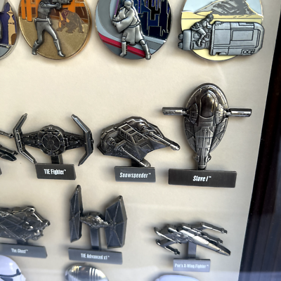 Disney Star Wars Pin Of The Month Sets, Planets, Vehicles, Helmets