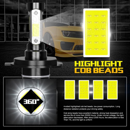 For Honda Fit 2006-2020 LED Headlight Kit White High/Low Beam+Fog Lights Bulbs - Bild 5 von 24