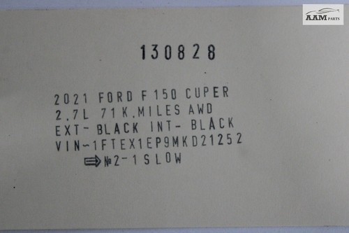 2021-2022 FORD F-150 2.7 AUTOMATIC TRANSMISSION OIL COOLER ML3P-7869-CC OEM - Picture 9 of 9