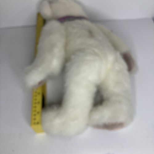 Homemade Bear Large Patricia Moore Hand Crafted Plush Stuffed Animal Toy White - Picture 8 of 8