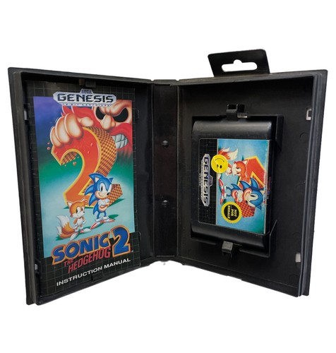 Lot de 4 jeux Sega Genesis Ms. Pac-Man Ecco Greatest Heavyweights Sonic 2 testé - Photo 4/4