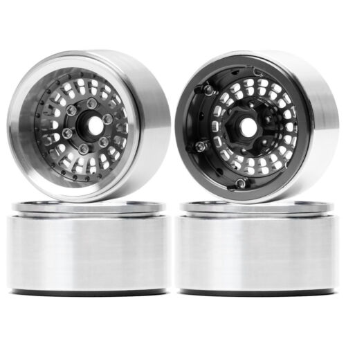 Mozzo cerchio ruota 1,9" Beadlock offset lega -10 mm per RC Tamiya CC01 SCX10 D110 F350 - Foto 14 di 29
