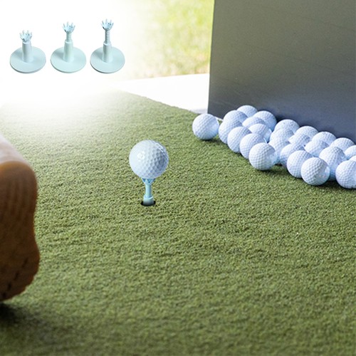 White Golf Adjustable Tee 6er Pack Reduces Friction Solid - Bild 8 von 14