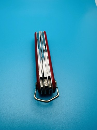 RARE Vintage VICTORINOX Salesman 84mm!!! VICTORIA OFFICIER Swiss Army Knife RED - Picture 14 of 14