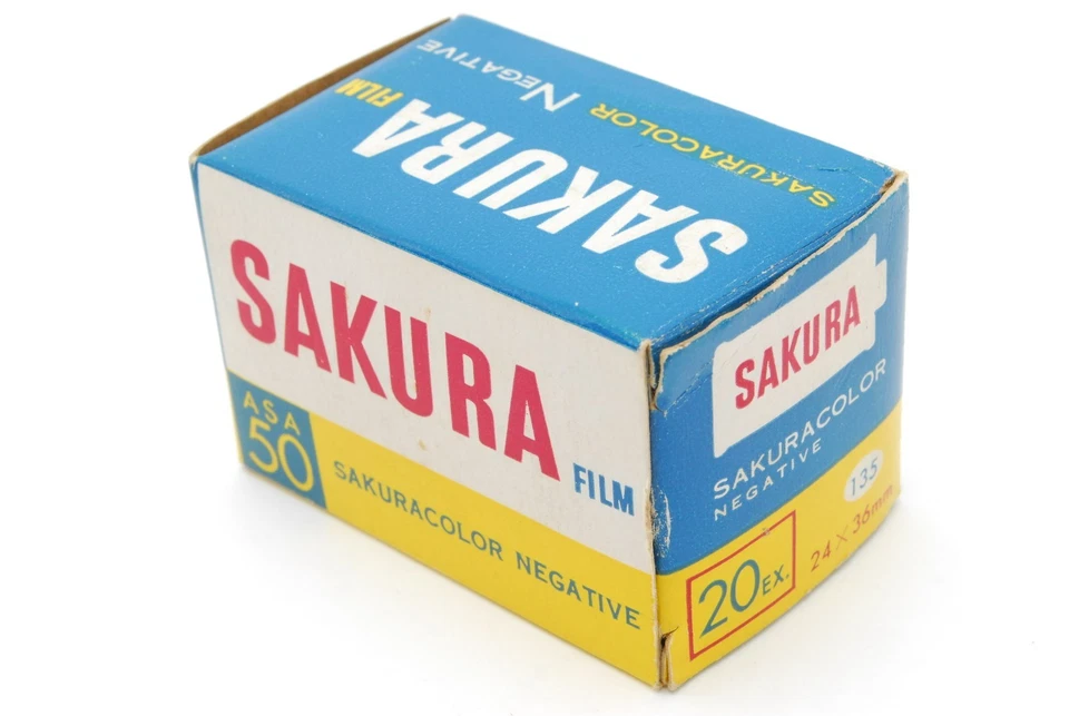 [WIE GEBEN] SAKURA COLOR Negative FILM 20Ex ASA 50 1964-11 Abgelaufen Konica - Bild 3 von 4