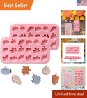 Versatile 3D Silicone Molds for Chocolate & Soaps - Perfect for Fall Gifts