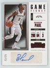 Brandon Paul 2017-18 Panini Contenders Rookie Game Ticket Red Auto /25 #ST-BPL