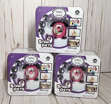 WowWee Snap pink Pets Portable Bluetooth Camera - New Lot Set Of Three 3