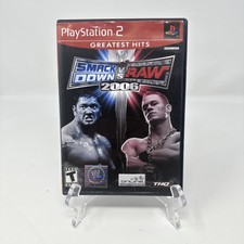 WWE SmackDown vs Raw 2006 PlayStation 2 No Manual Tested Working