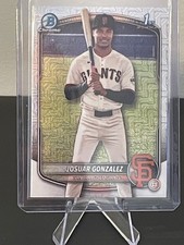 2025 Bowman Chrome Josuar Gonzalez Mega Box Mojo Refractor Giants