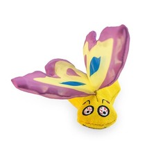 Yeowww Duckyworld 100 Organic Flower Leaf Catnip Cat Toy Butterflies- Purple