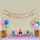Banner Burlap Bunting Banner Garland Flags for Celebrating the
