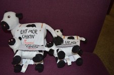 Chick-Fil-A Cow  Eat Mor Chikin  6"  3 4" Plush Stuffed Kids Meal Promo I5