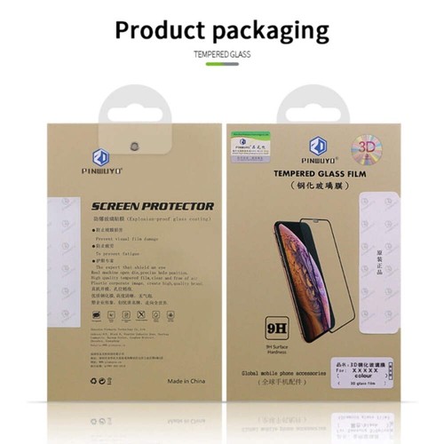 PINWUYO 9H 3D Curved Tempered Glass Screen Protector for vivo - 第 2/12 張圖片