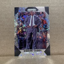 2017-18 DWANE CASEY PANINI PRIZM NBA #40 FAST BREAK DISCO SP COACH CARD RAPTORS