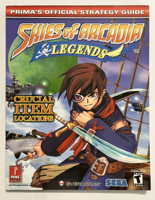 Skies of Arcadia Legends Prima's Official Strategy Guide Nintendo GameCube