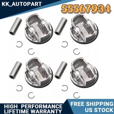 Engine Piston W/ Pin Kit Fit for Chevy Sonic Cruze 1.8L 11-18 25192330 55567934