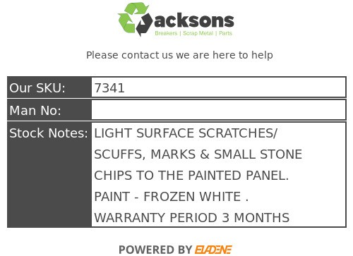 FORD TRANSIT MK7 FRONT BUMPER COLOUR FROZEN WHITE 2006-2012 - Bild 11 von 12