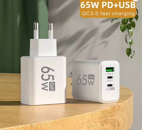 3-fach 65W USB Typ-C PD Schnellladegerät für iPhone für Samsung Xiaomi - Bild 3 von 6