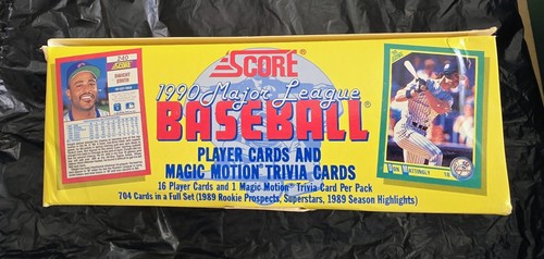 1990 Score Baseball Box 36 Sealed Packs Box Fresh From Our Case - Bild 3 von 4