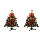  2 Pieces Weihnachtsfeier Deko Weihnachtsbaumfigur Weihnachtsartikel